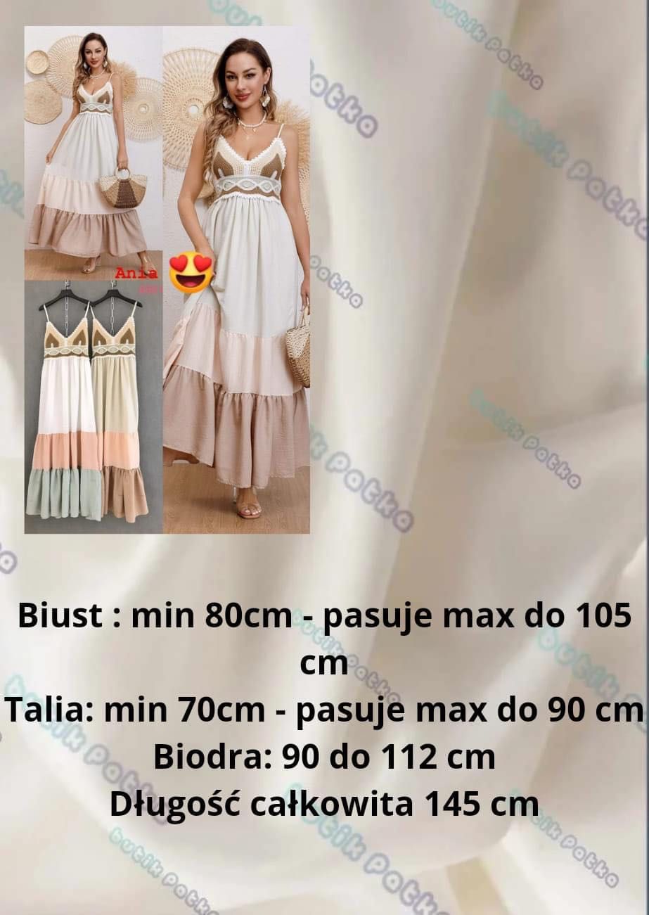 Sukienka letnia maxi