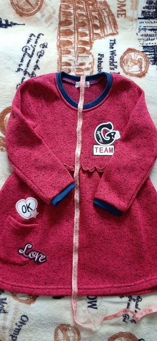 Плаття тепле для дівчинки