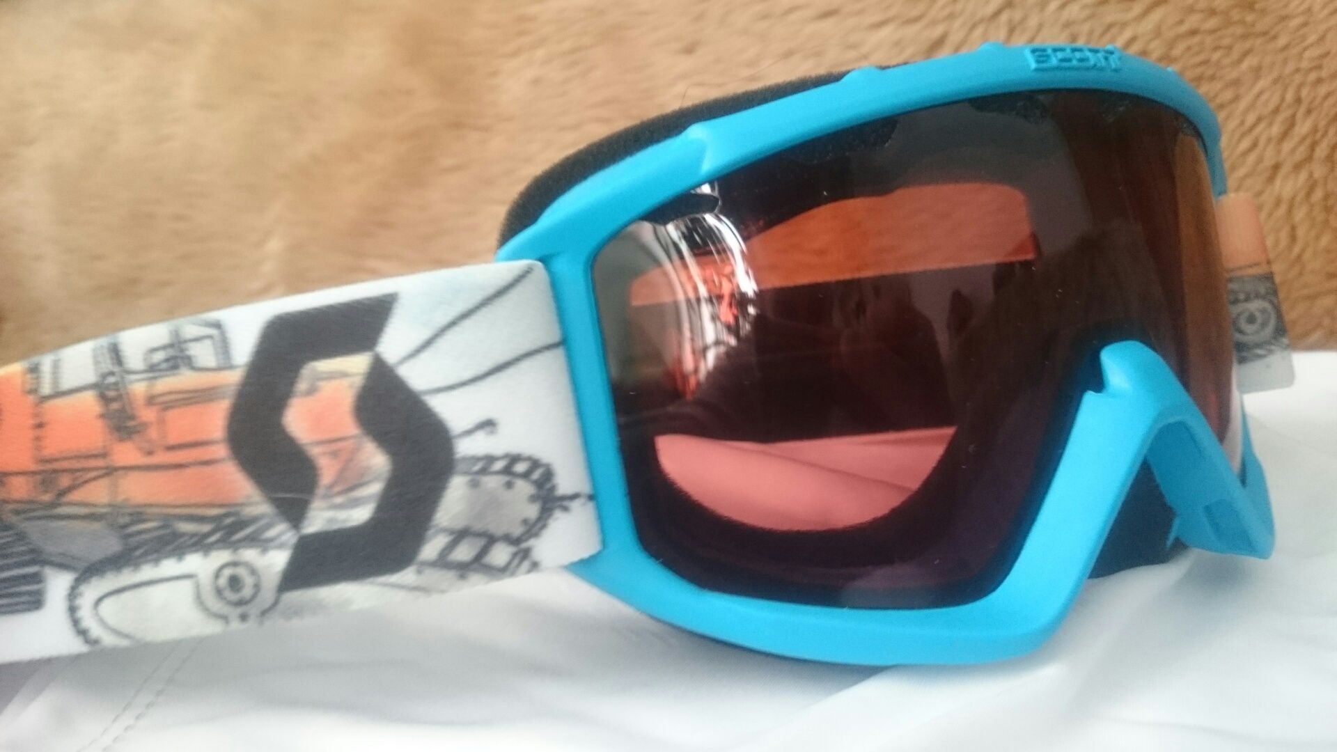 Маска очки лыжная горнолыжная детская SCOTT JR HOOKUP