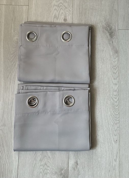 2 Zasłony 140x245cm. Zaciemniające Termiczne Na Przelotkach