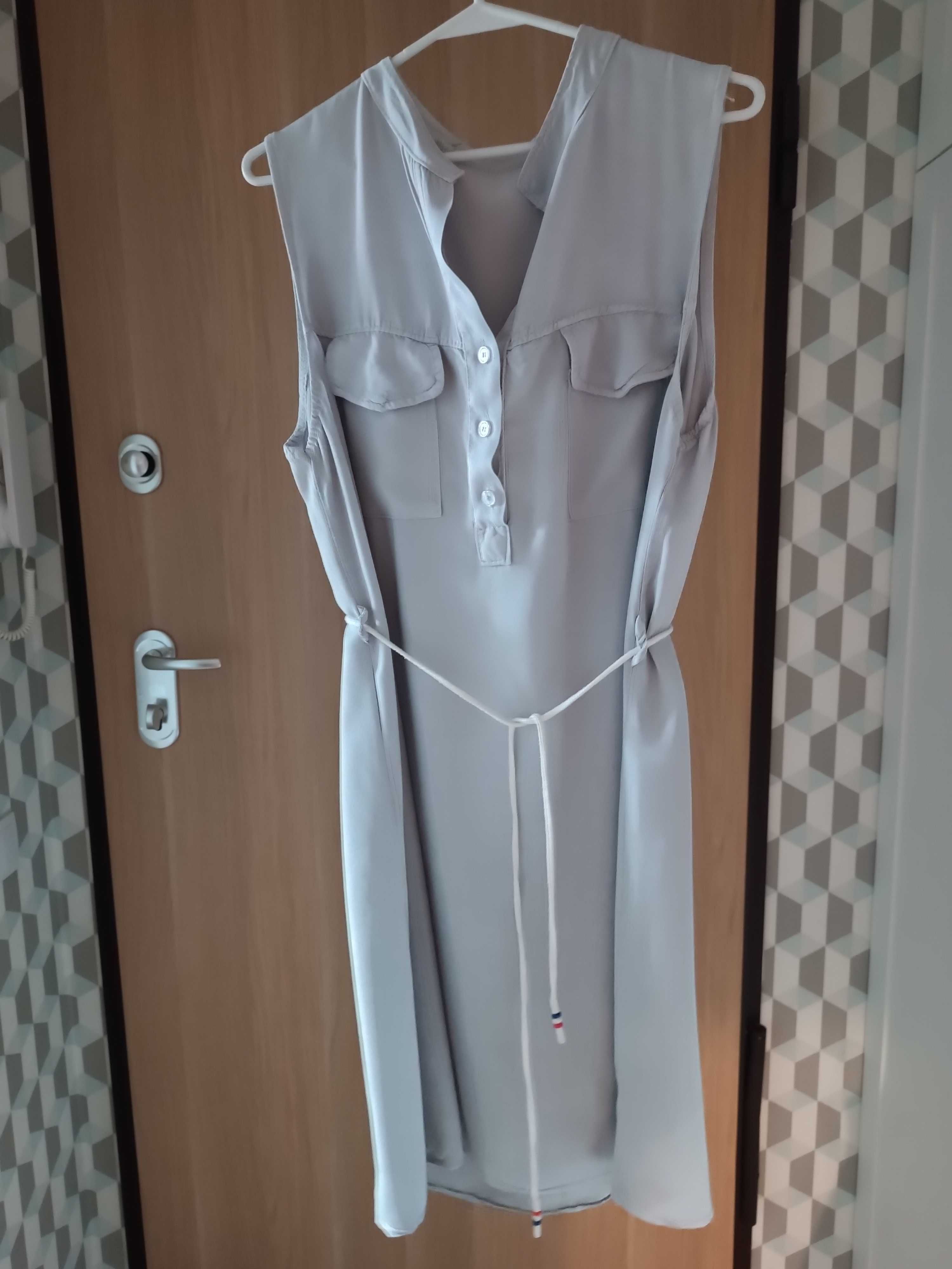 Letnia sukienka ciążowa, wiskoza tencel