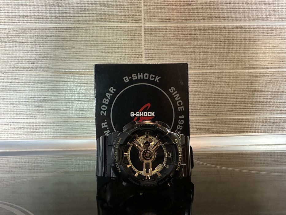 Годинник CASIO G-SHOCK GA-110 gold, black