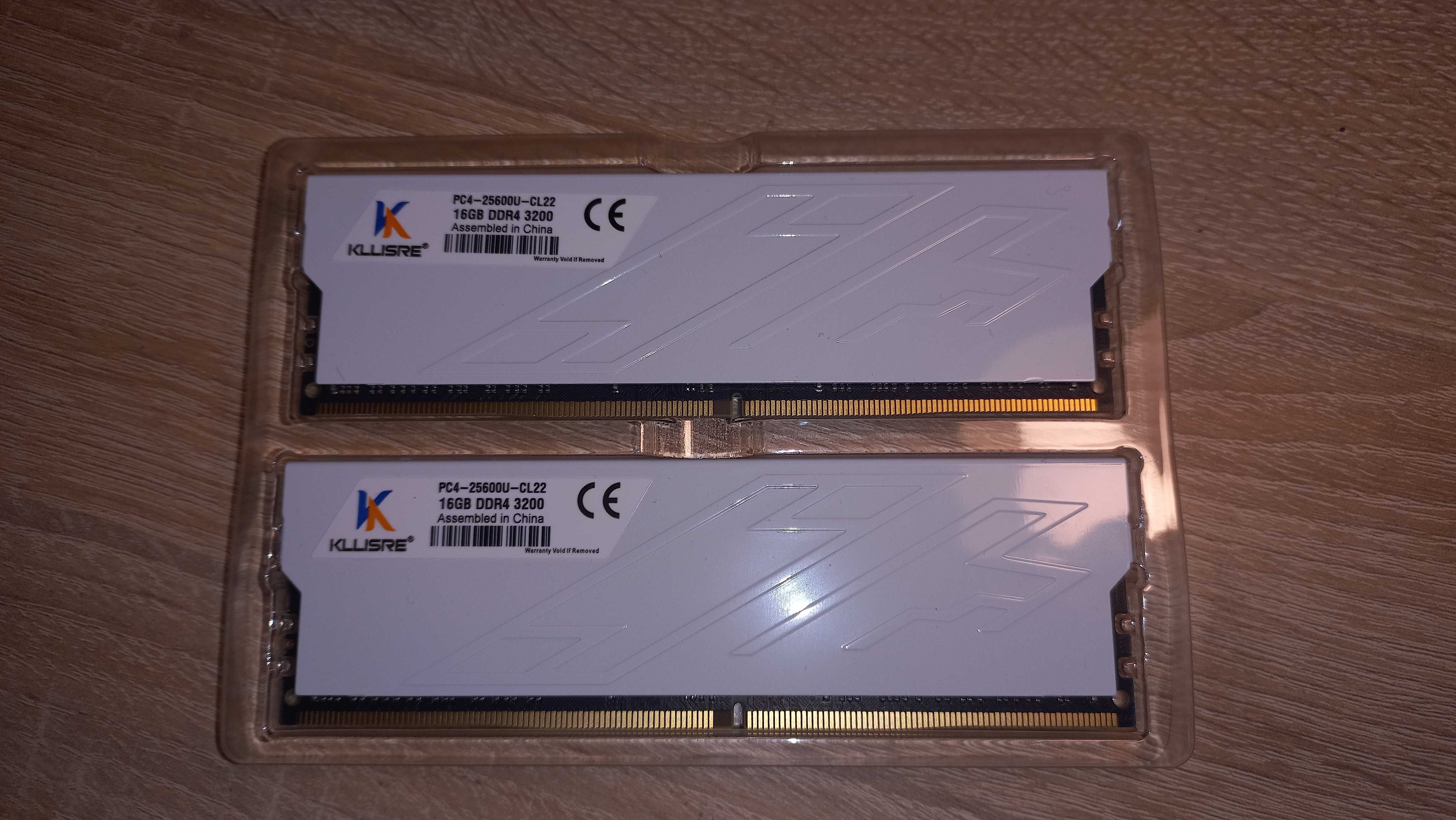 Kllisre RAM.DDR4 16GB+2=32ГБ.RAM 3200 MHz Desktop Dimm .ціна за дві.