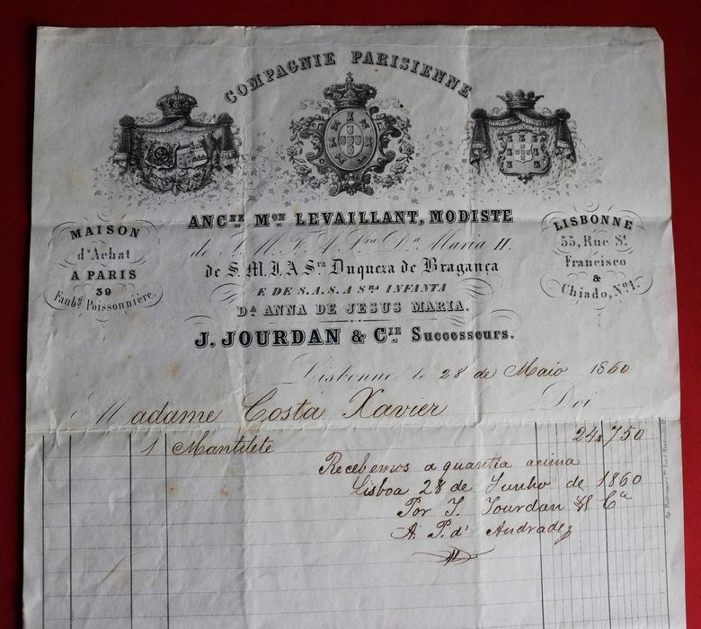 Modista D Maria II Imperatriz Amélia e Infanta Ana Jesus (Reserva GVS)