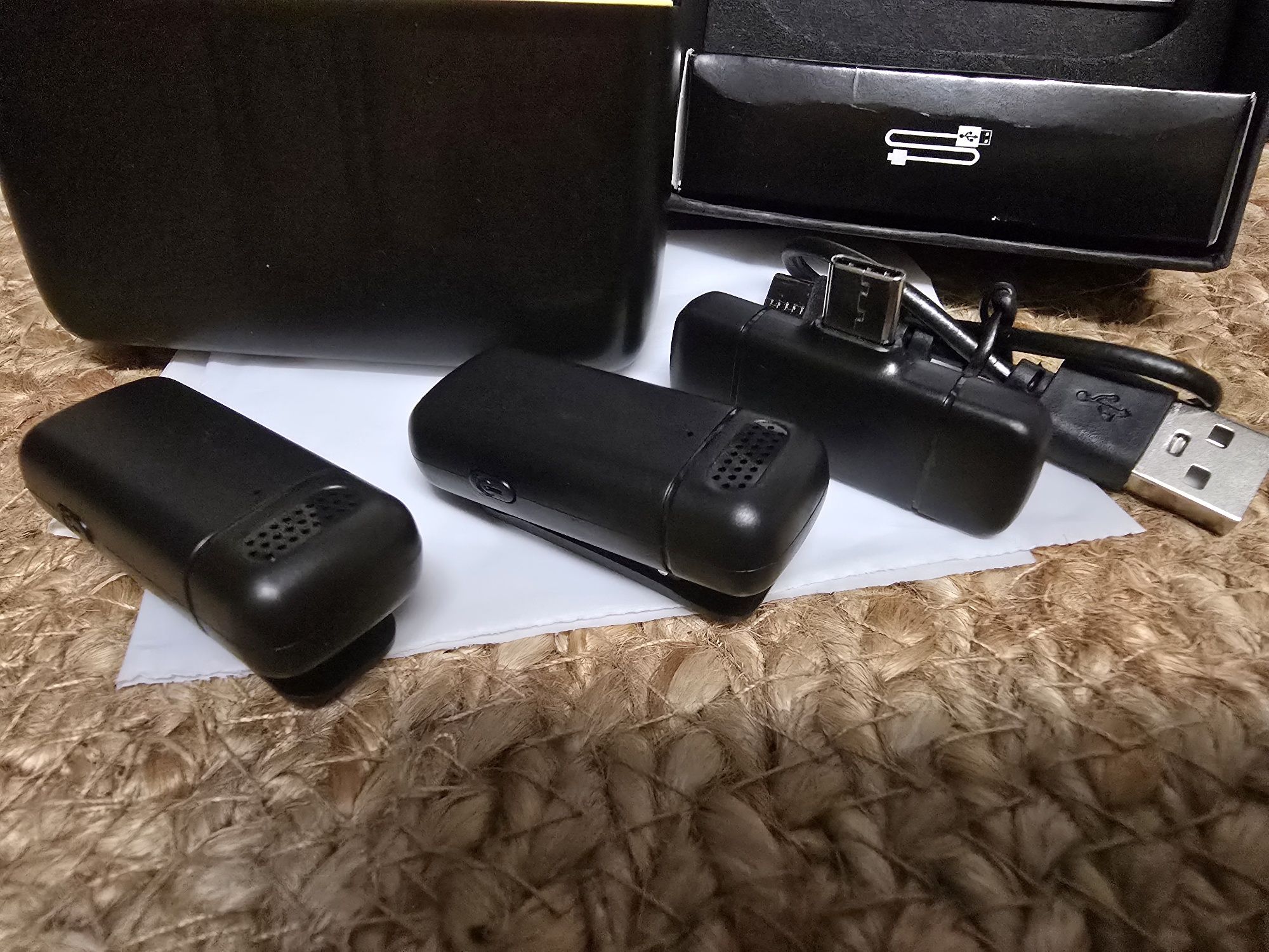Microfone sem fio 2 em1  para Android, Iphone