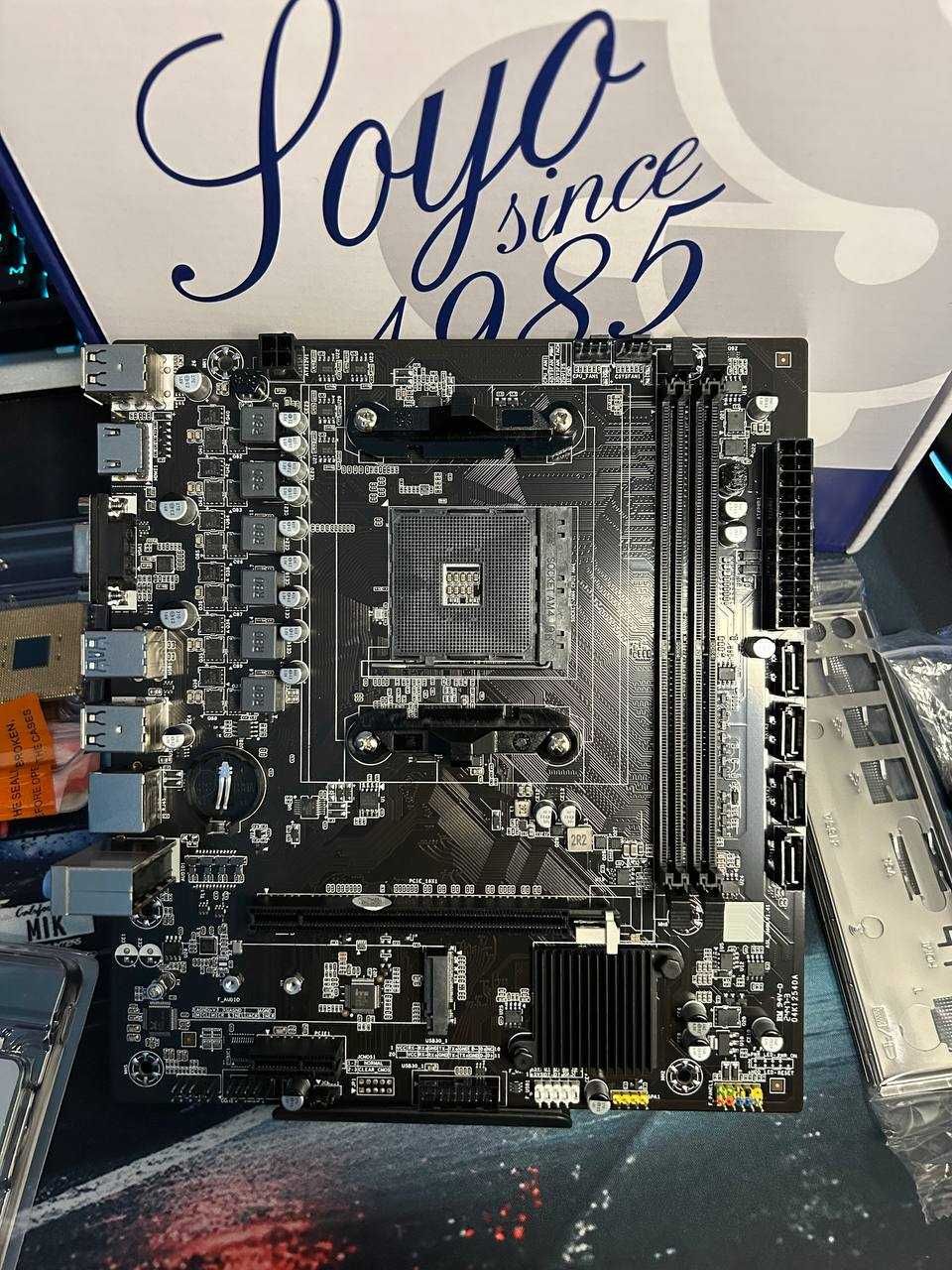 Плата AM4 + AMD Ryzen 5 5600 + Озу DDR4 16Gb Новий Комплект !