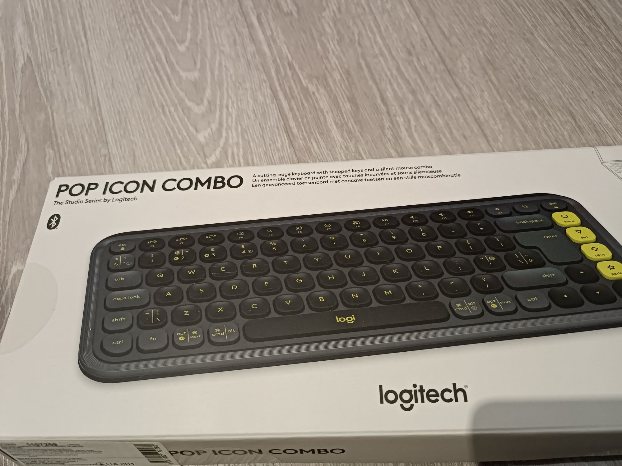 Клавіатура бездротова Logitech POP Icon keys Graphite