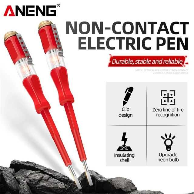 Chave Fenda Busca Pólos ANENG (1 Uni)