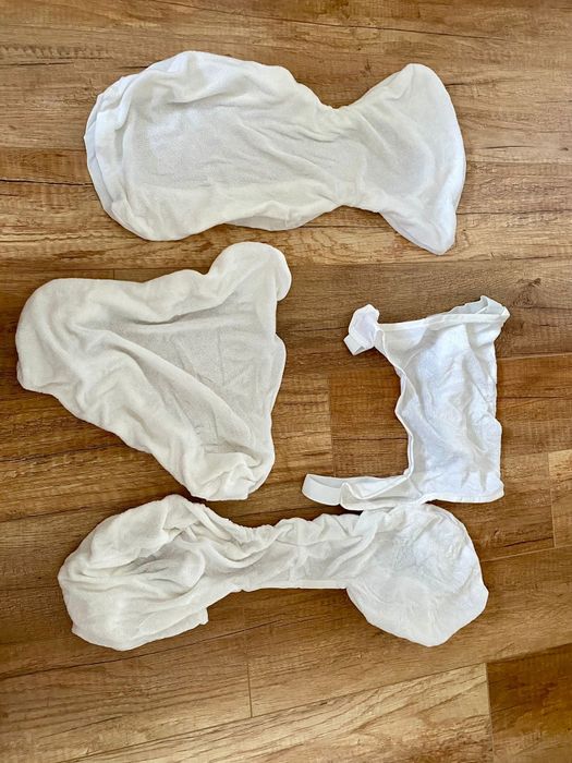 Pokrowiec Letnia tapicerka do fotelika Cybex Solution S/S2 I-FIX biały