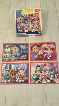 Puzzle Psi patrol 4w1 Trefl 4+