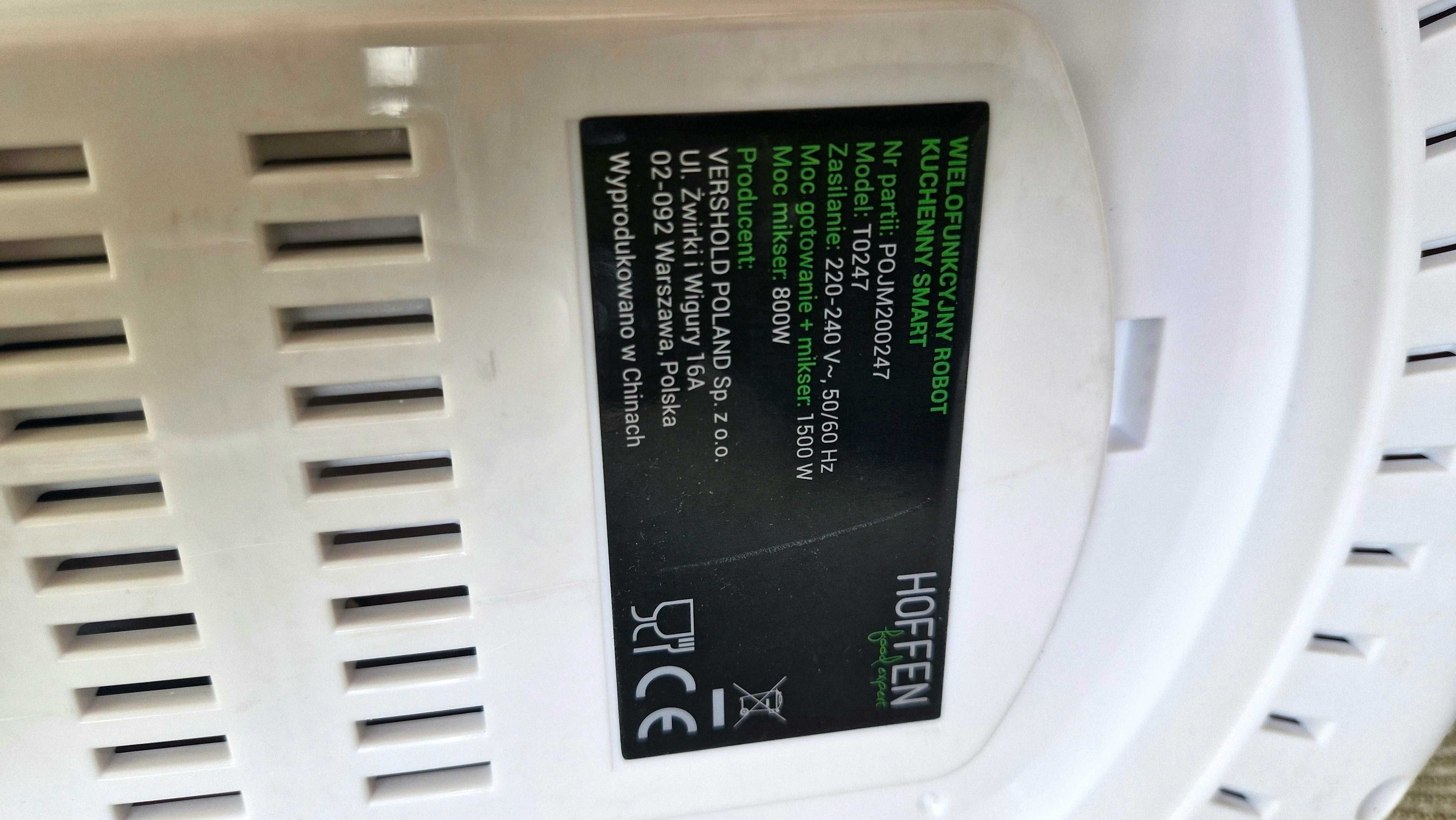 Wielofunkcyjny robot kuchenny Hoffen Chef Express 1500W, SMART