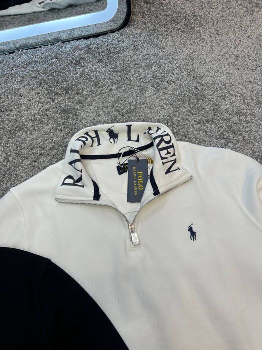 Полузамок polo raplh lauren 1/3 на флісі полу зип поло ральф 1/3 на фл