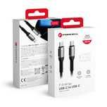 Kabel USB C do USB C Forcell F-Energy QC4.0 PD 5A 100W Cafule 3 m