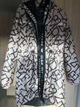 Parka jesienna damska we wzory