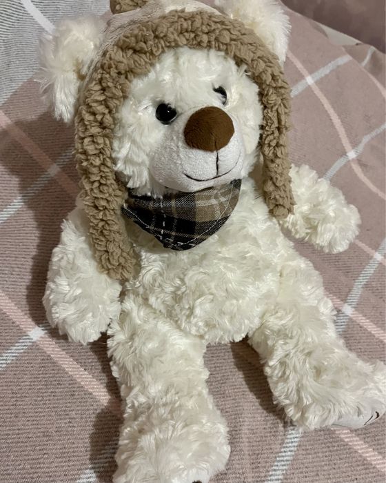 Мʼяка іграшка ведмедик з біркою