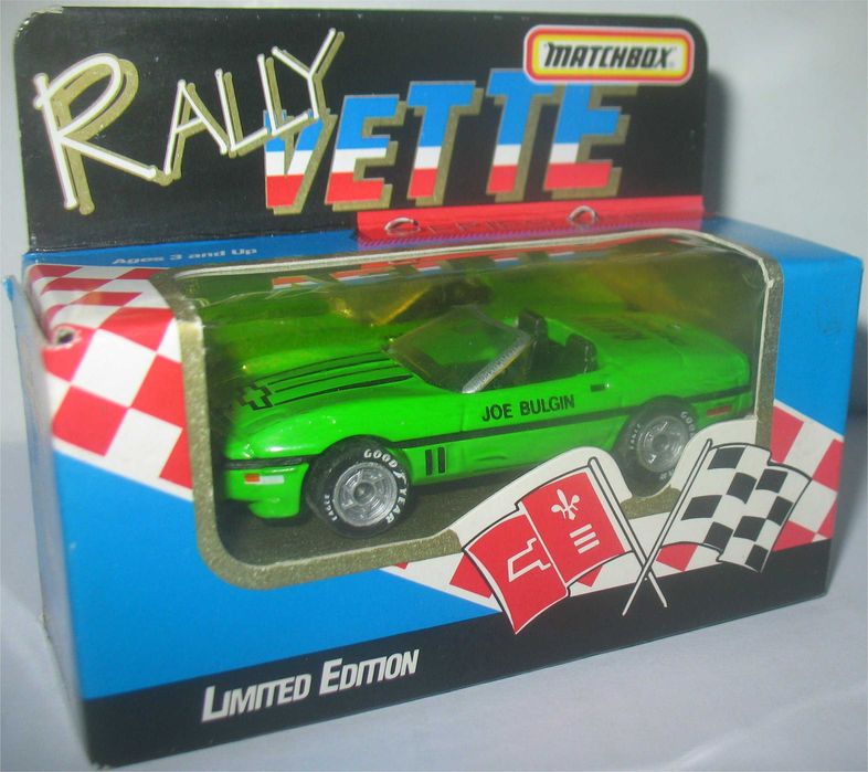 Matchbox - 87 Chevrolet Corvette Convertible - Rally Vette- Series One