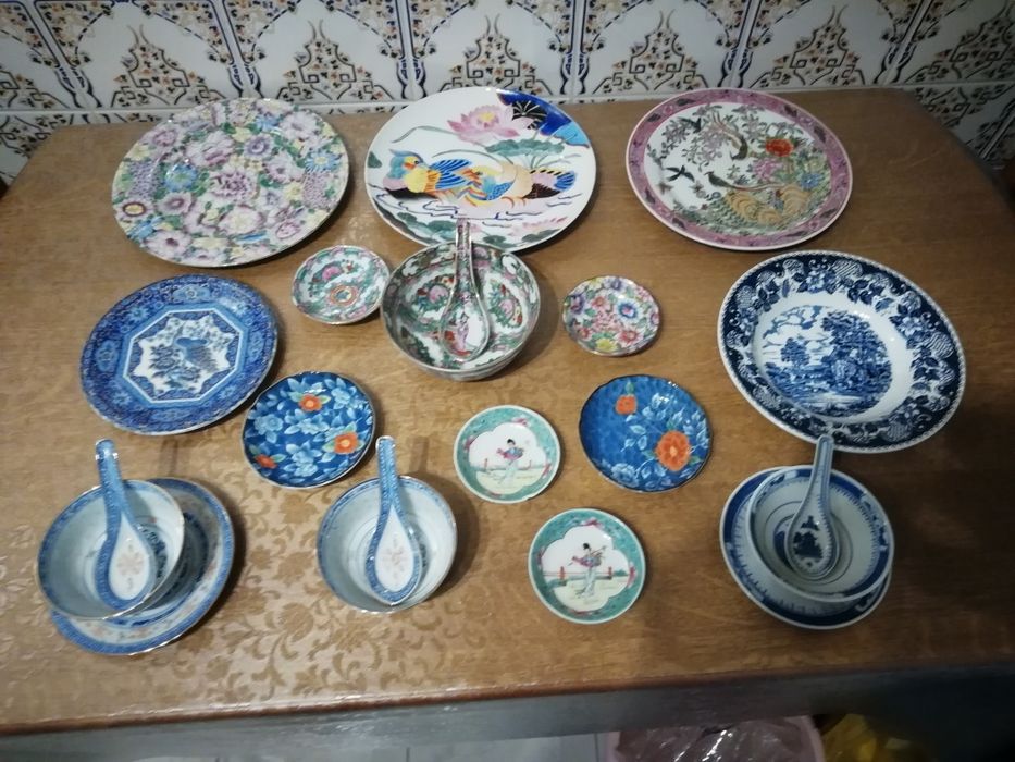 Pratos e Tijelas Colecção Porcelana de Macau