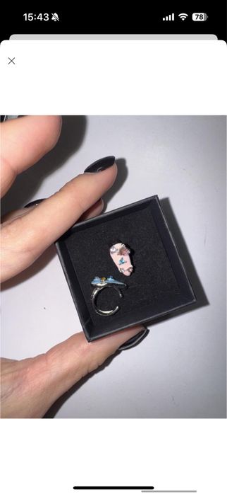 Кафи на вухо. Сережки без проколів.