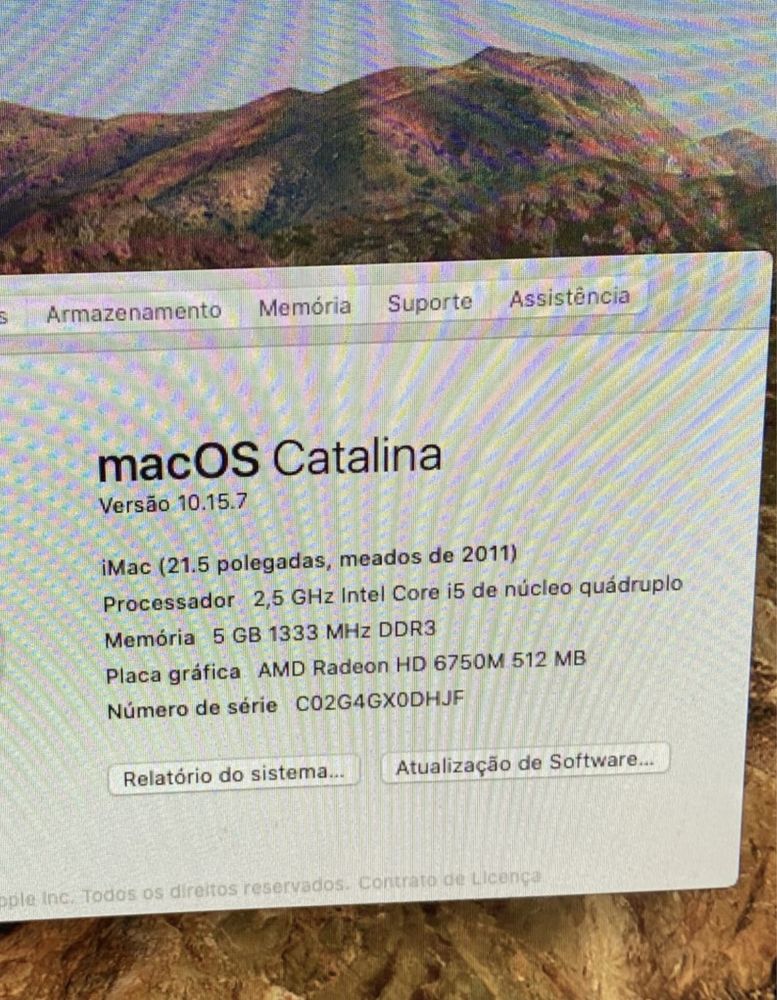 iMac 21,5 polegadas