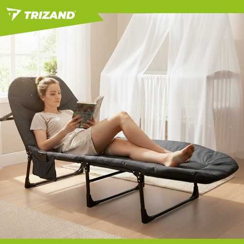 Розкладне ліжко для кемпінгу, ліжко для подорожей до 150 кг