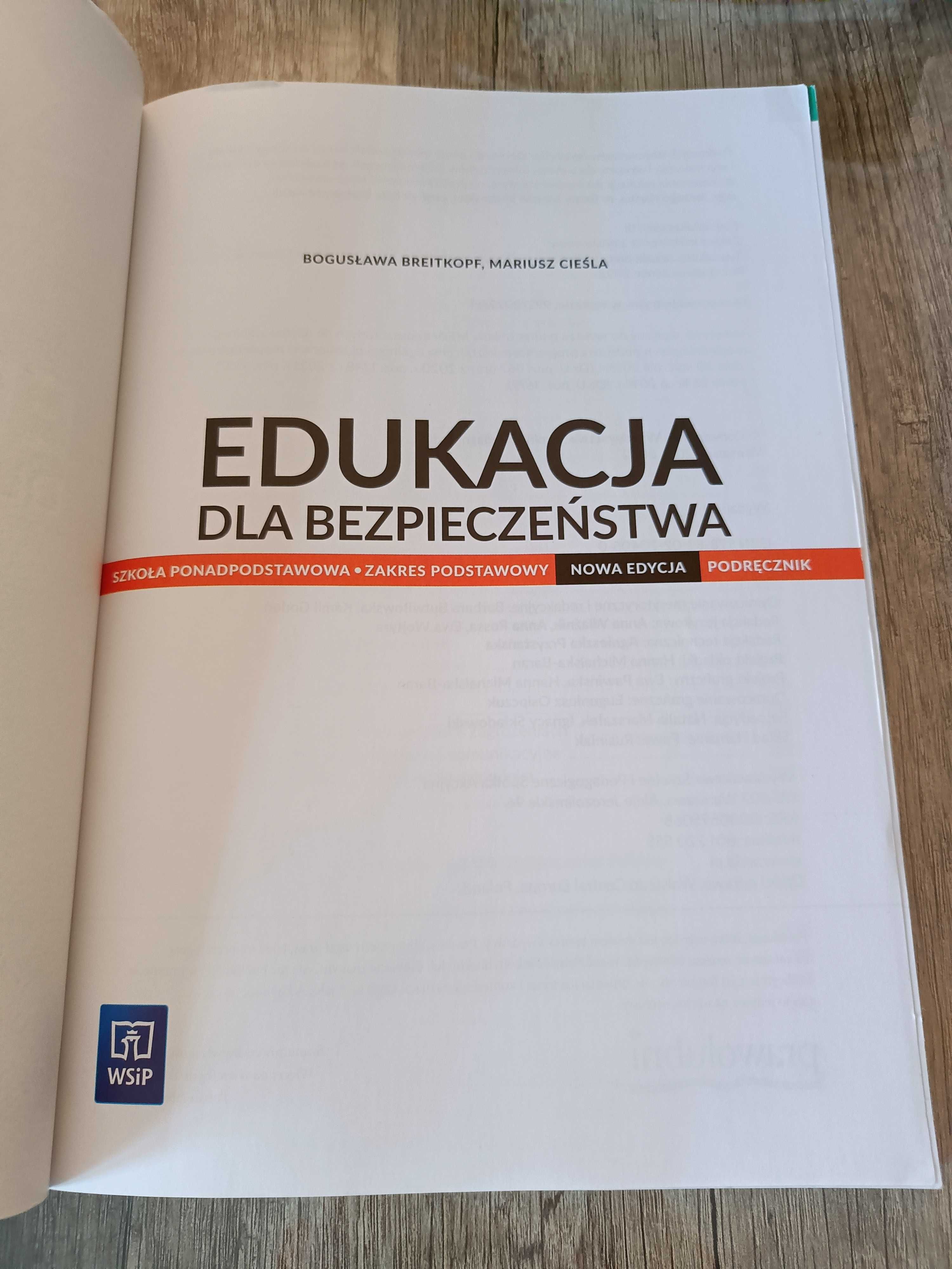 Edukacja dla Bezpieczeństwa podręcznik ponad podstawowy wsip