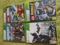 3 Gry xbox 360  Batman, Farcry4 (LEGO Marvel sprzedana)