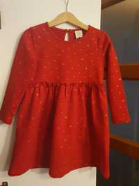 Sukienka dziewczęca czerwona