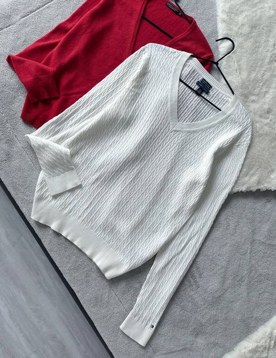 Білий джемпер Tommy Hilfiger Розмір L,
