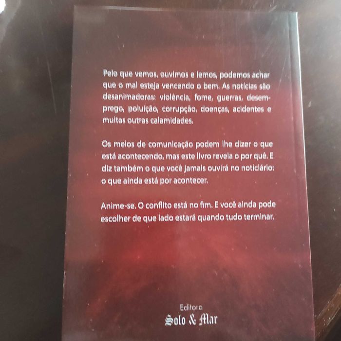 Livro documental "O ultimo conflito" de Ellen G. White