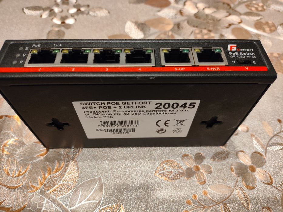 Switch POE Getfort 20045