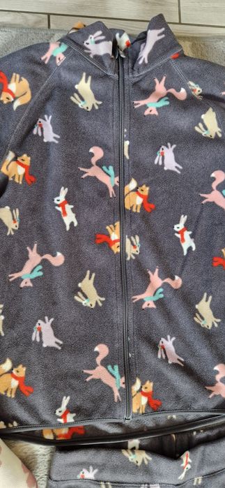 H&M śliczny dres polarowy jak nowy 134 i śliczny nowy sweterek