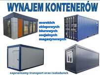 Wynajem Kontenerów Biurowych, Socjalnych, Magazynowych i Mieszkalnych