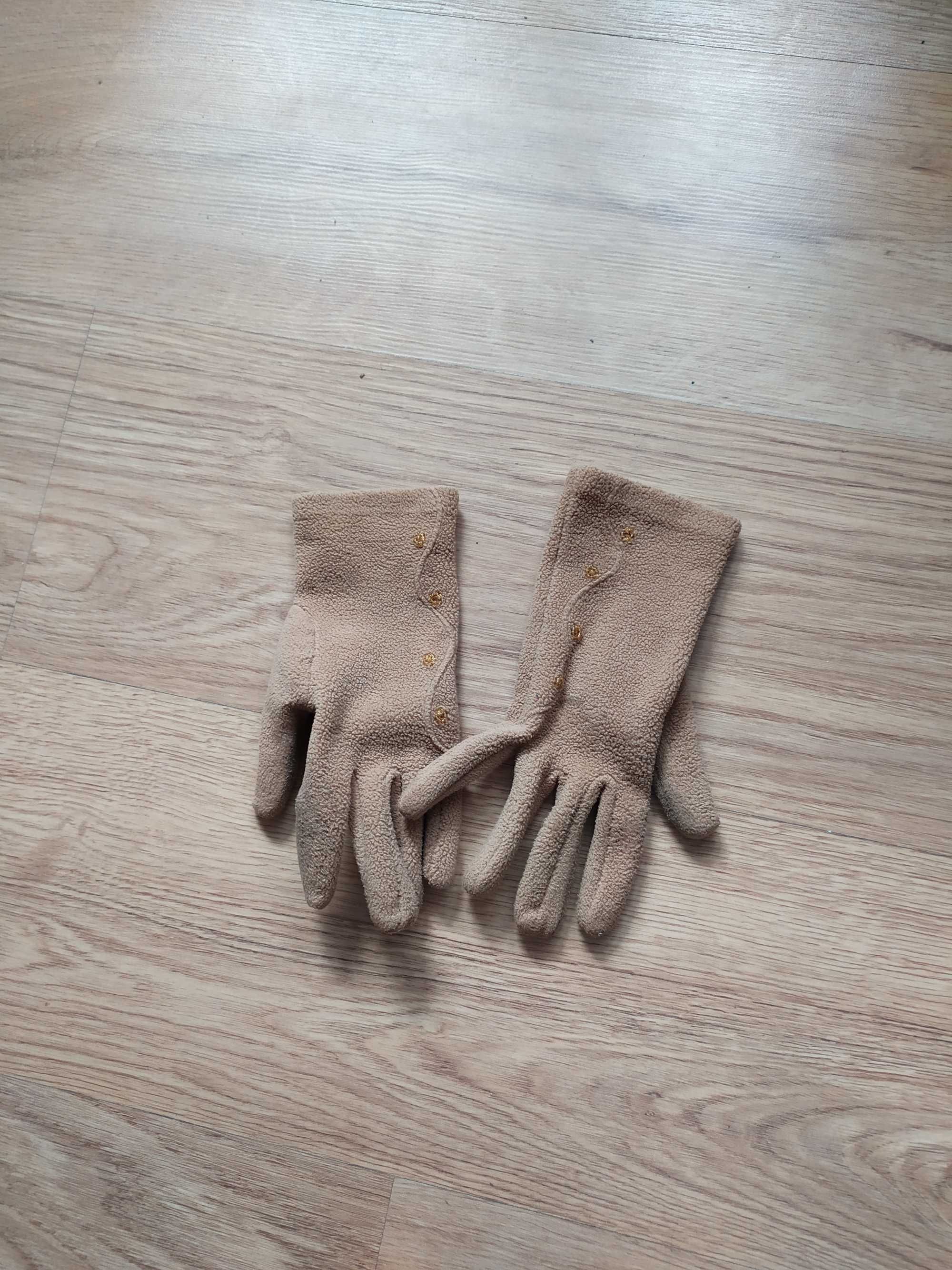 Rękawiczki z polaru cieplutki