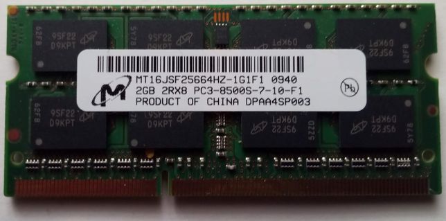 Memória RAM 2Gb DDR3