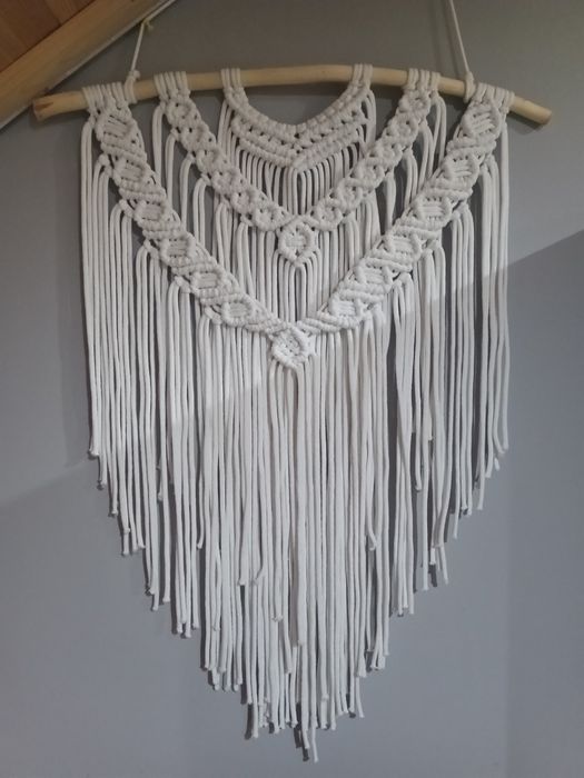 Makrama biała 80cm*50cm