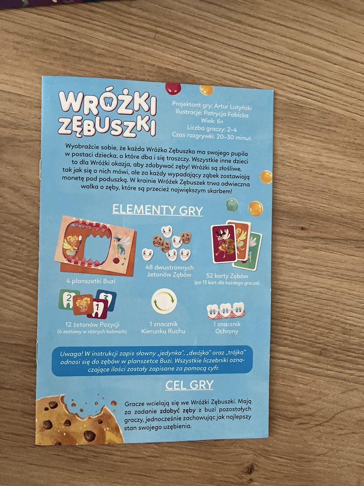 Gra Wróżki zębuszki