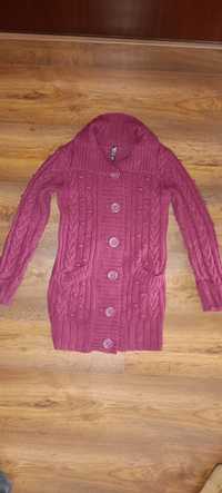 Sweter damski Joy&Moon fioletowy rozmiar S