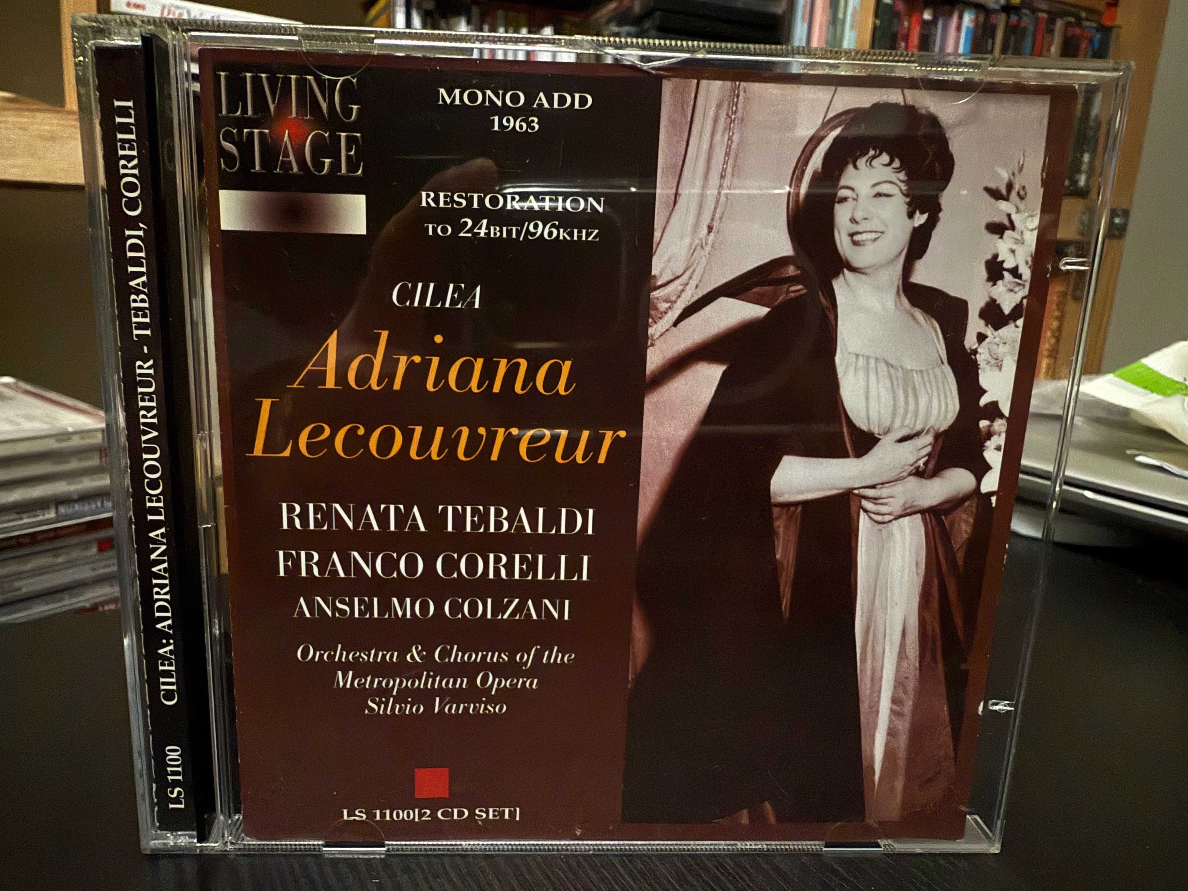 Cilea – Adriana Lecouvreur – Tebaldi, Corelli, Colzani – Varviso