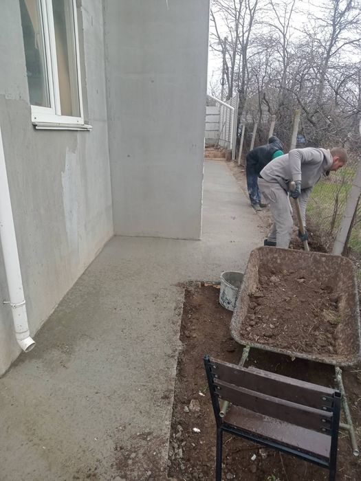 Отмостка, Фундамент, Бетонные работы