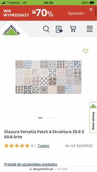 Płytki Glazura velvetia pro