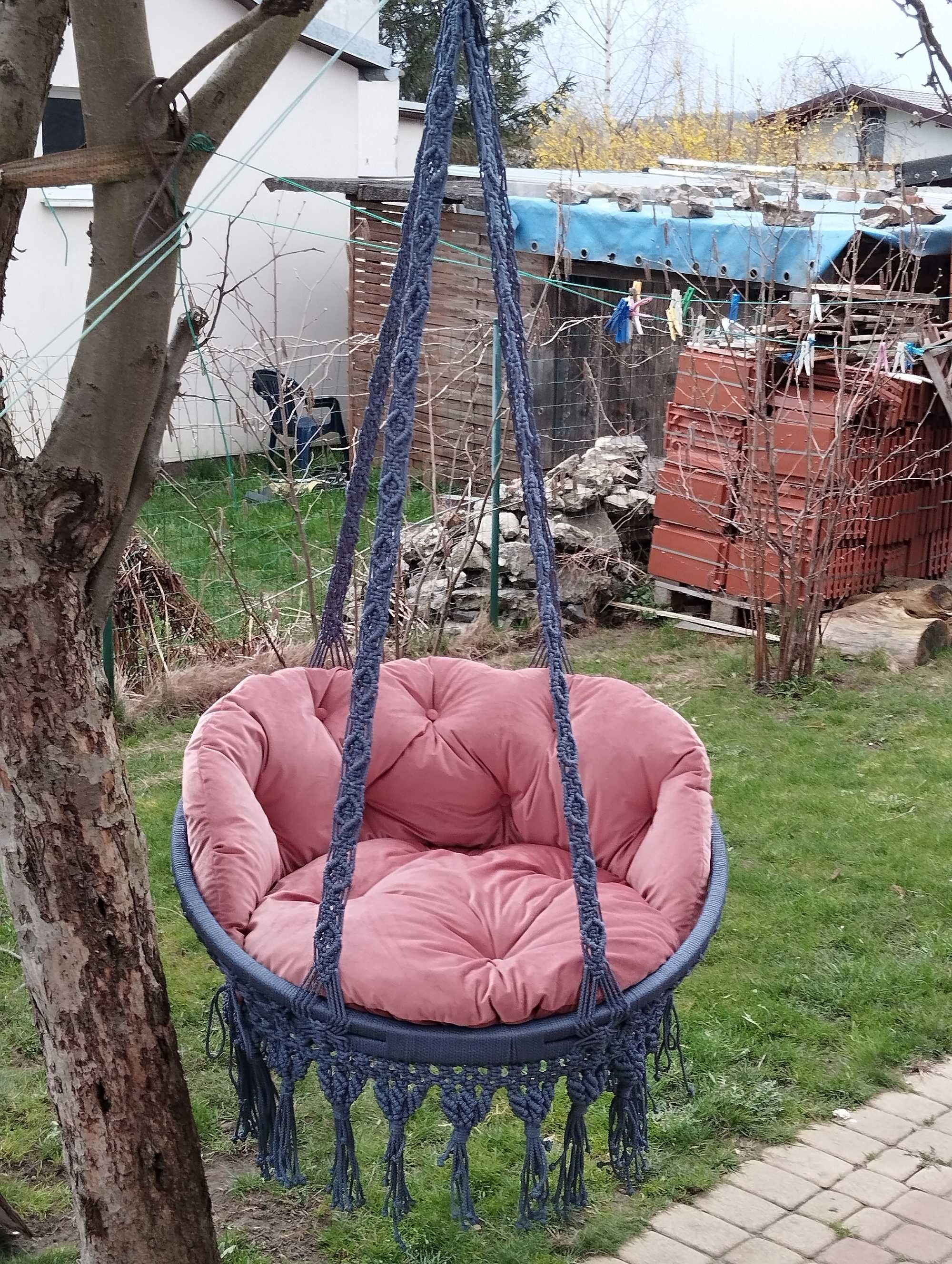 Fotel ogrodowy ręcznie robiony