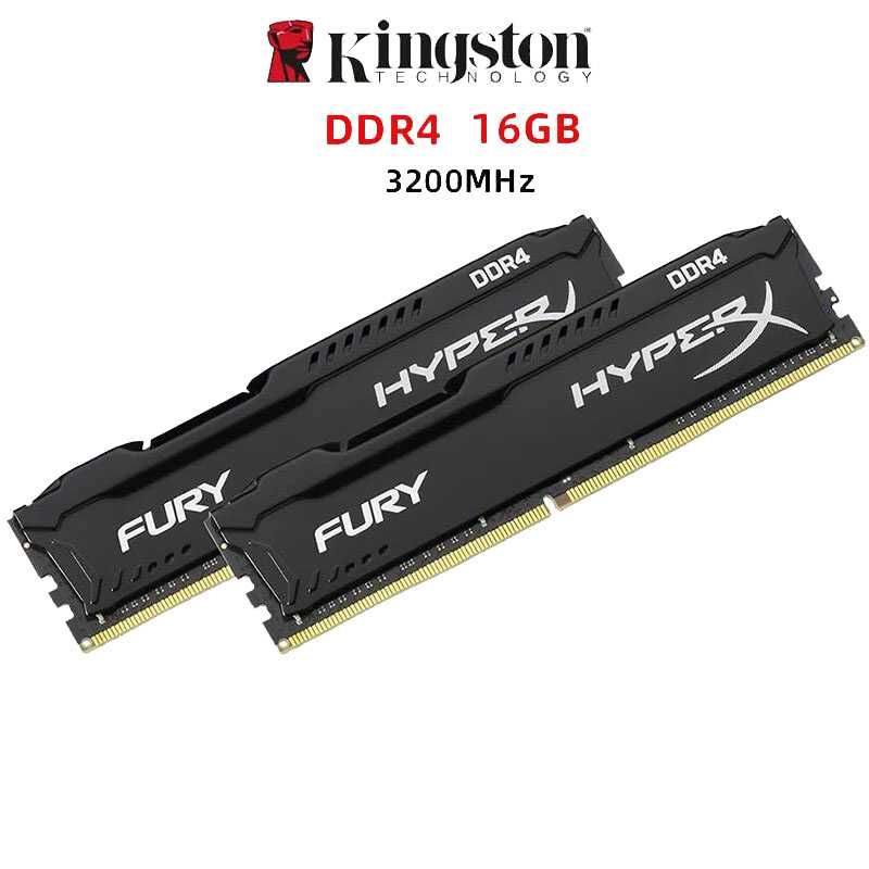 Оперативна пам'ять HyperX Fury 32GB (2x16Gb) DDR4, 3200 MHz (2 планки)