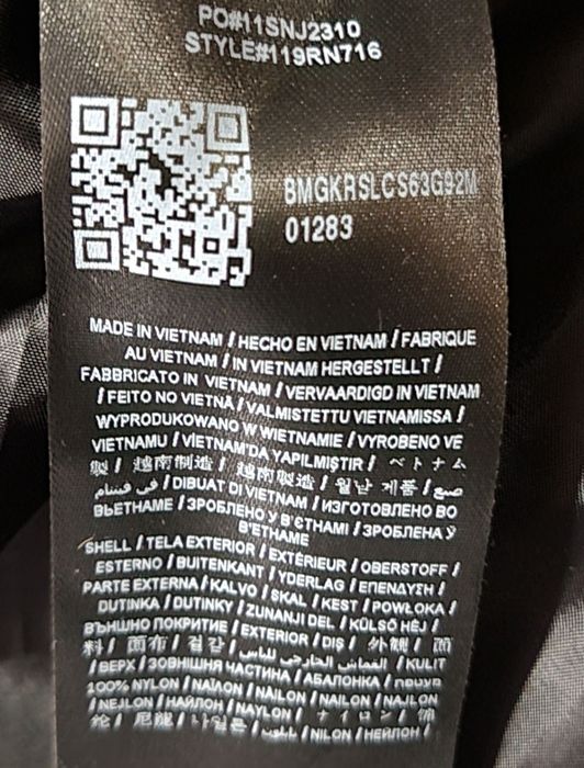 Оригінал 100% чоловіча зимова куртка GUESS  XXL