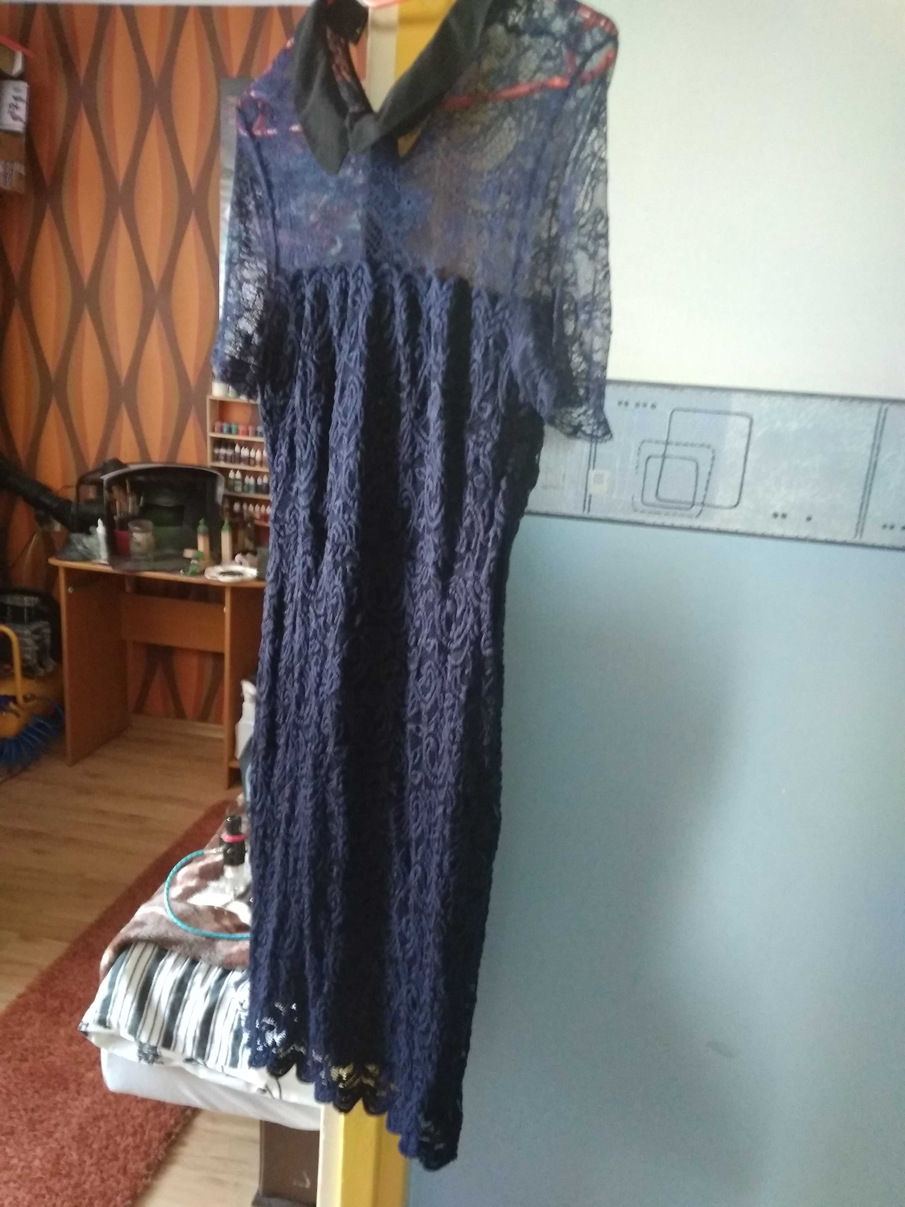 Granatowa sukienka rozmiar S orsay