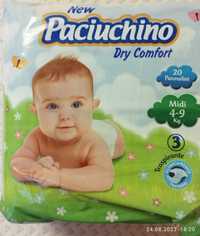 Підгузки Paciuchino "3", "Baby time" "4"