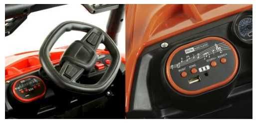 Auto na akumulator dla dzieci 4x4 skóra pilot CAR-JSX-1 OKAZJA!