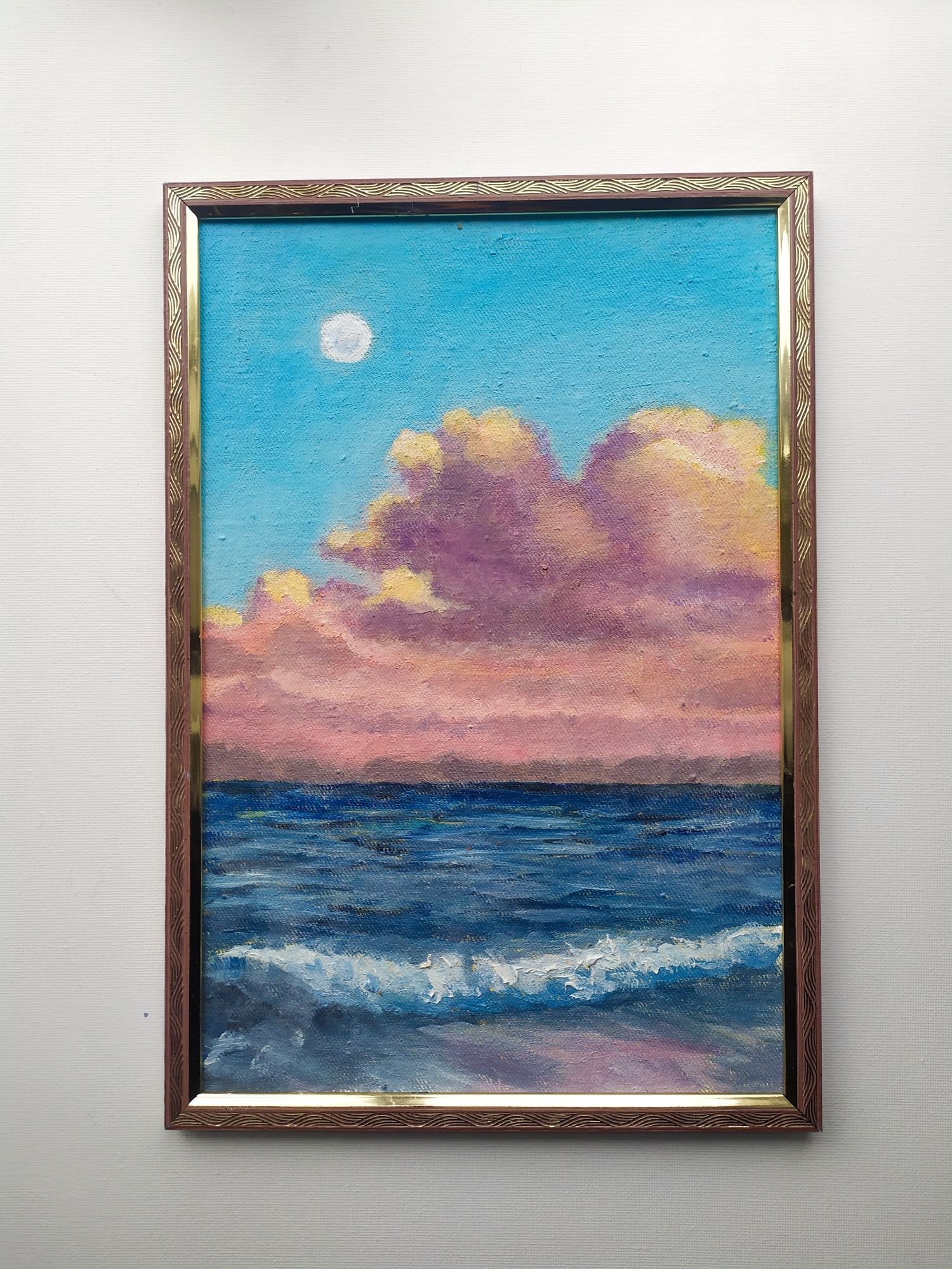 Оригінальна Картина "Море" 20×30 Олійні фарби на полотні