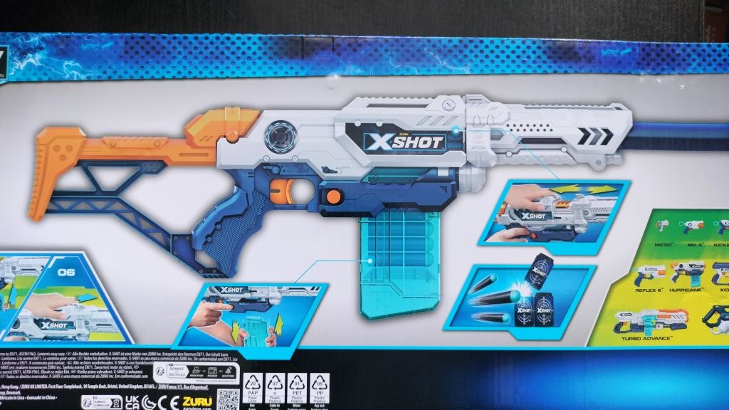 Zabawka Pistolet X-shot Max +akcesoria