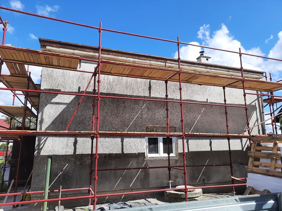 Rusztowanie elewacyjne choinkowe wynajem, wypożyczalnia sprzętu budowl