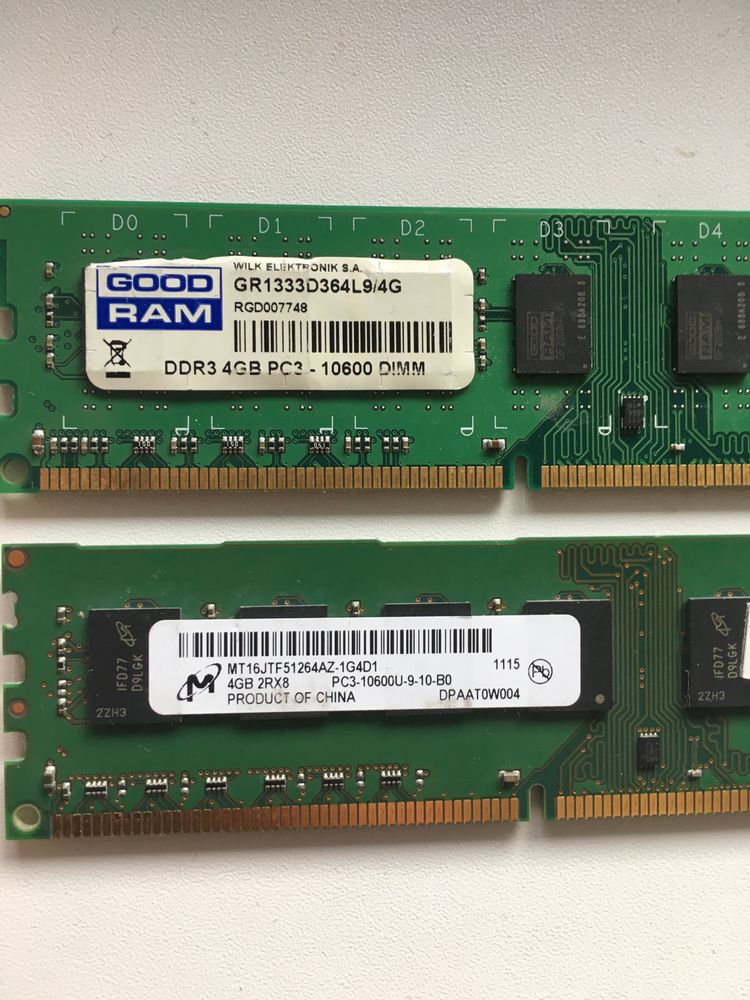 ОЗУ пам'ять DDR3 2Gb 1333/1600Мгц для ПК ДДР3